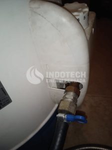 pengecekan gas water heater di Lebak Bulus, Jakarta Selatan 14 Oktober 2023