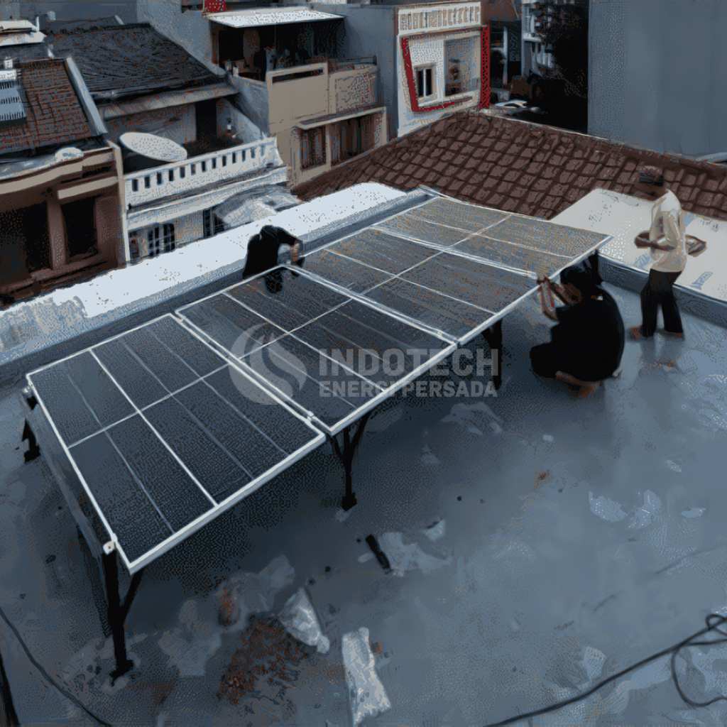 Project Panel Surya Sunter 2kW On Grid
